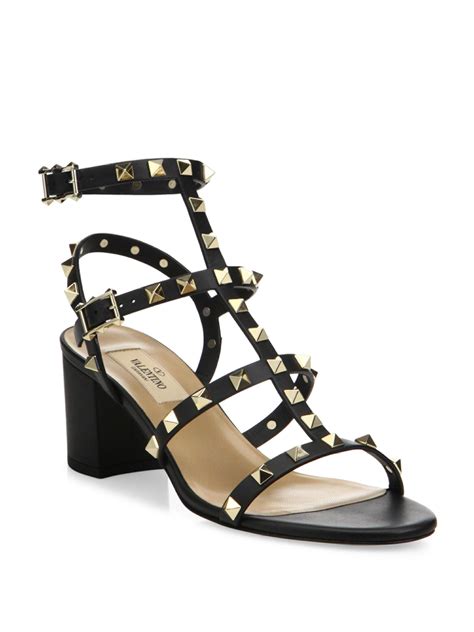 valentino sandals black